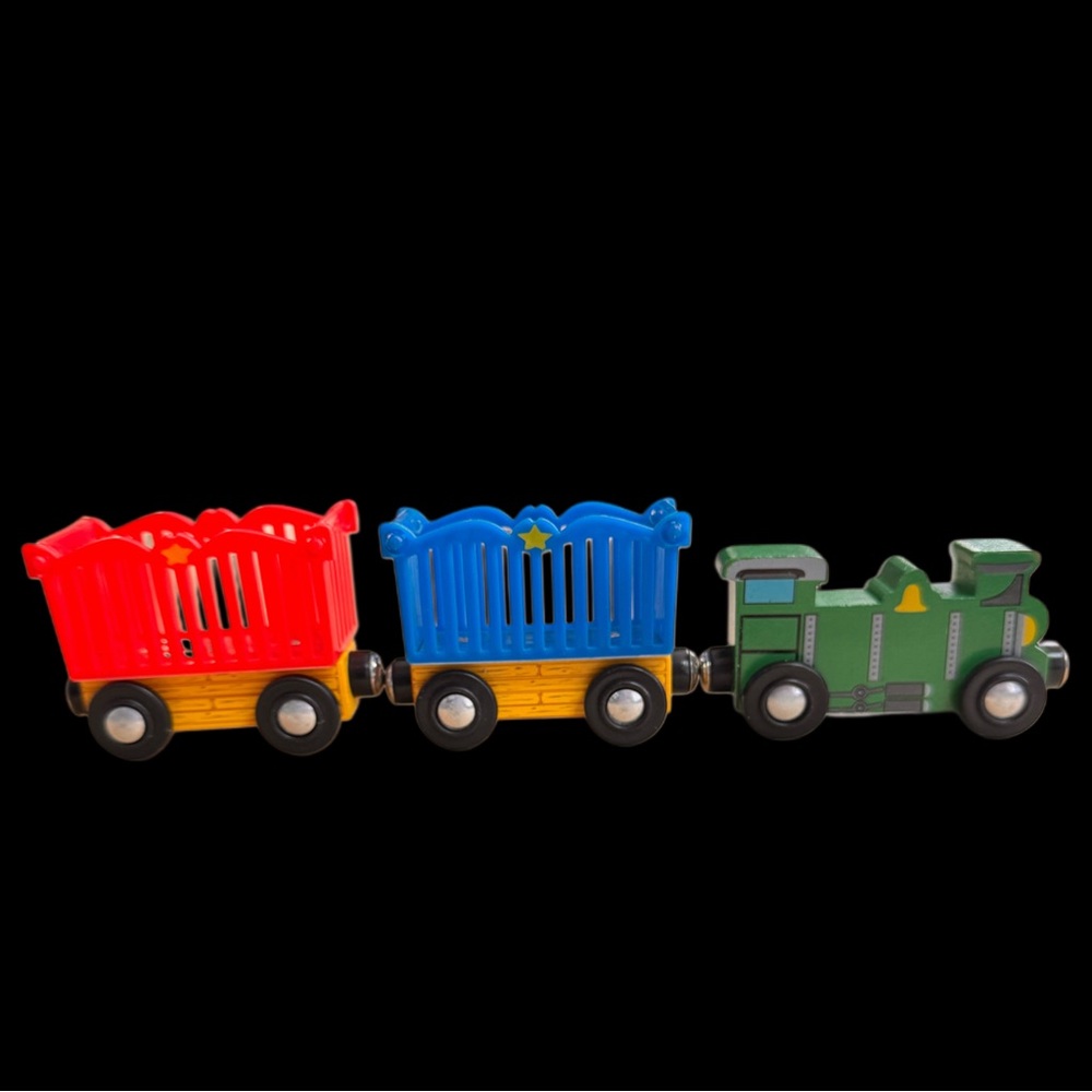 🛍️2/$15 Melissa & Doug Circus Train Playset with Wooden Tracks - Picture 4 of 8